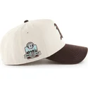 siltovka-zaoblena-bezova-snapback-mvp-dt-sure-shot-two-tone-cotton-oakland-athletics-mlb-47-brand