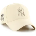 cap-zaoblena-beige-snapback-mvp-dt-sure-shot-two-tone-cotton-new-york-yankees-mlb-47-brand