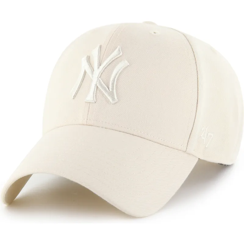 siltovka-zaoblena-bezova-snapback-mvp-new-york-yankees-mlb-47-brand