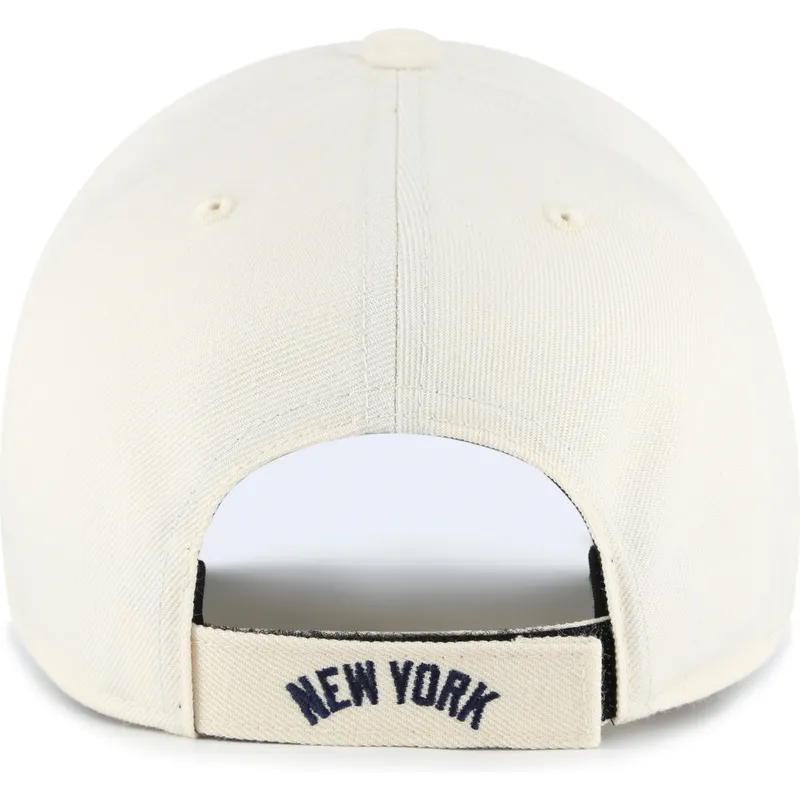 47-brand-curved-brim-mvp-two-tone-new-york-yankees-mlb-beige-and-navy-blue-adjustable-cap