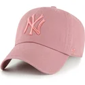 siltovka-zaoblena-ruzova-nastavitelny-clean-up-new-york-yankees-mlb-47-brand