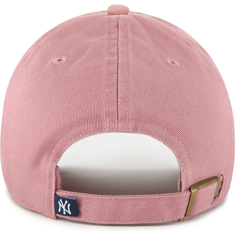 siltovka-zaoblena-ruzova-nastavitelny-clean-up-new-york-yankees-mlb-47-brand
