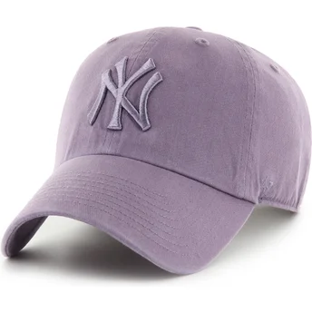 Šiltovka zaoblená fialová nastaviteľný Clean Up Iris New York Yankees MLB 47 Brand