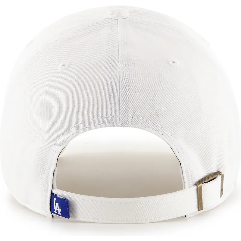 siltovky-zaoblena-biely-nastavitelny-pasik-clean-up-los-angeles-dodgers-mlb-47-brand
