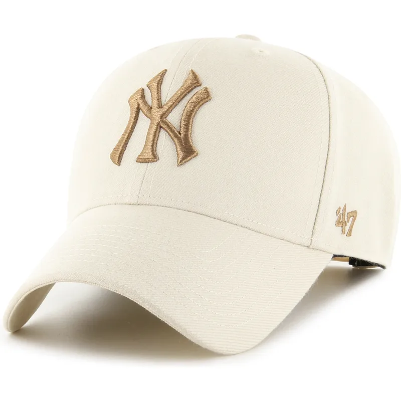 siltovka-zaoblena-bezova-snapback-mvp-new-york-yankees-mlb-47-brand