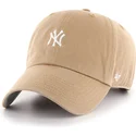 siltovka-zaoblena-khaki-nastavitelny-clean-up-base-runner-new-york-yankees-mlb-47-brand