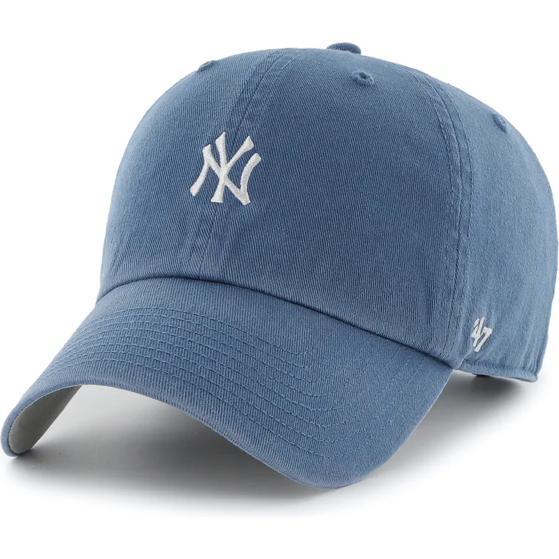 cap-zaoblena-blue-adjustable-strap-clean-up-base-runner-new-york-yankees-mlb-47-brand cap-zaoblena-blue-adjustable-strap-clean-up-base-runner-new-york-yankees-mlb-47-brand