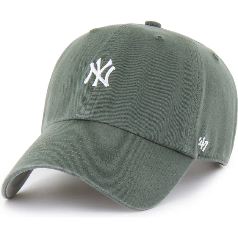 siltovka-zaoblena-zelena-nastavitelny-clean-up-base-runner-new-york-yankees-mlb-47-brand