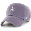cap-zaoblena-violet-adjustable-strap-clean-up-base-runner-iris-new-york-yankees-mlb-47-brand