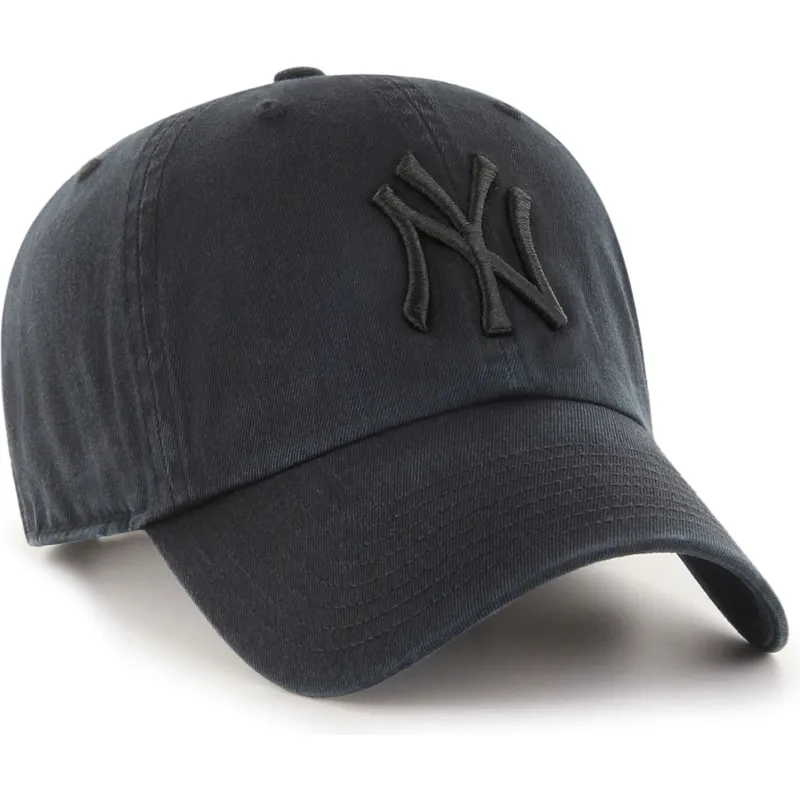 siltovky-zaoblena-cierna-nastavitelny-pasik-clean-up-new-york-yankees-mlb-47-brand