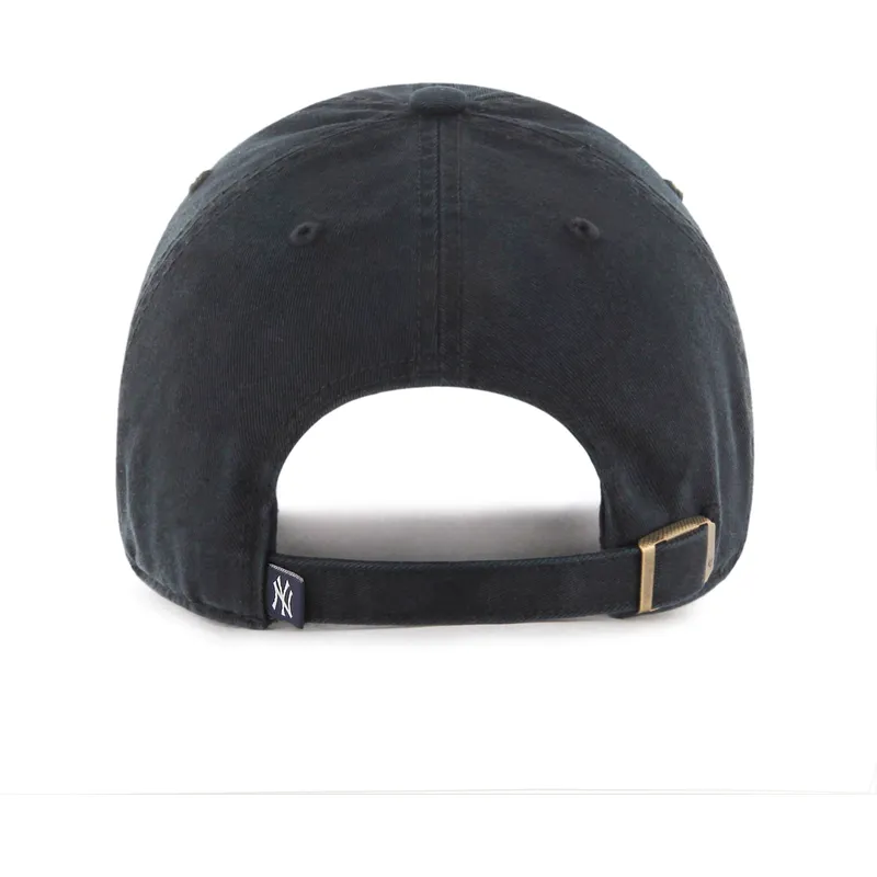 cap-zaoblena-black-adjustable-strap-clean-up-new-york-yankees-mlb-47-brand cap-zaoblena-black-adjustable-strap-clean-up-new-york-yankees-mlb-47-brand