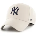 cap-zaoblena-beige-adjustable-strap-mvp-new-york-yankees-mlb-47-brand
