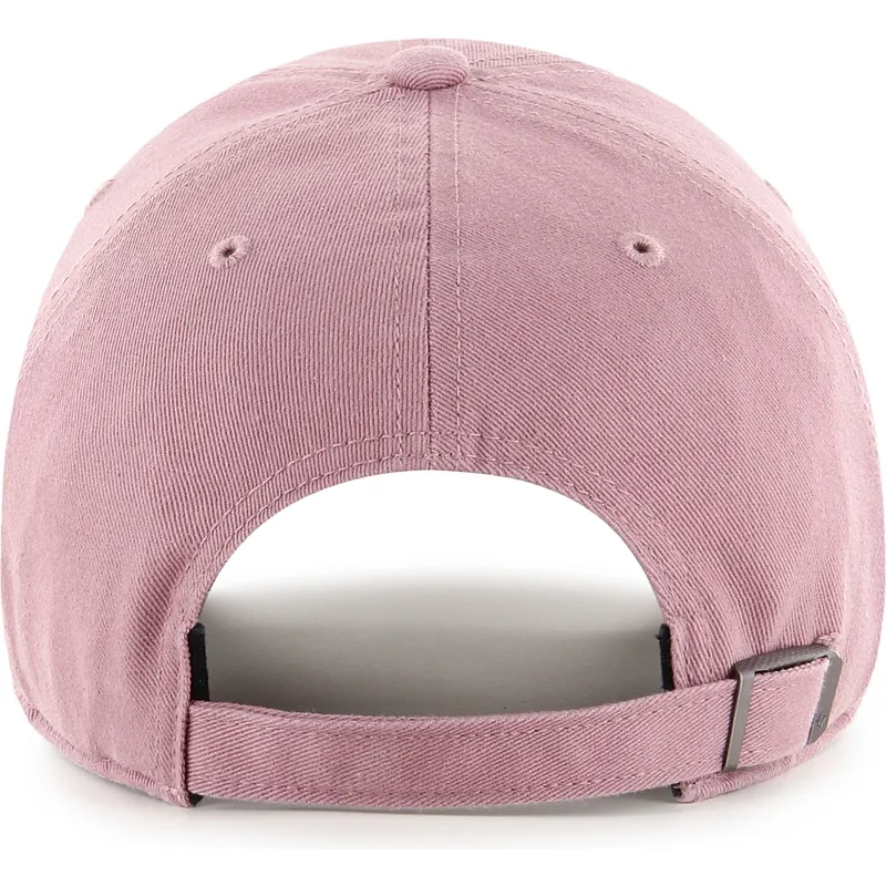 gebogene-rosa-verstellbare-kappe-clean-up-base-runner-mini-logo-der-new-york-yankees-mlb-von-47-brand