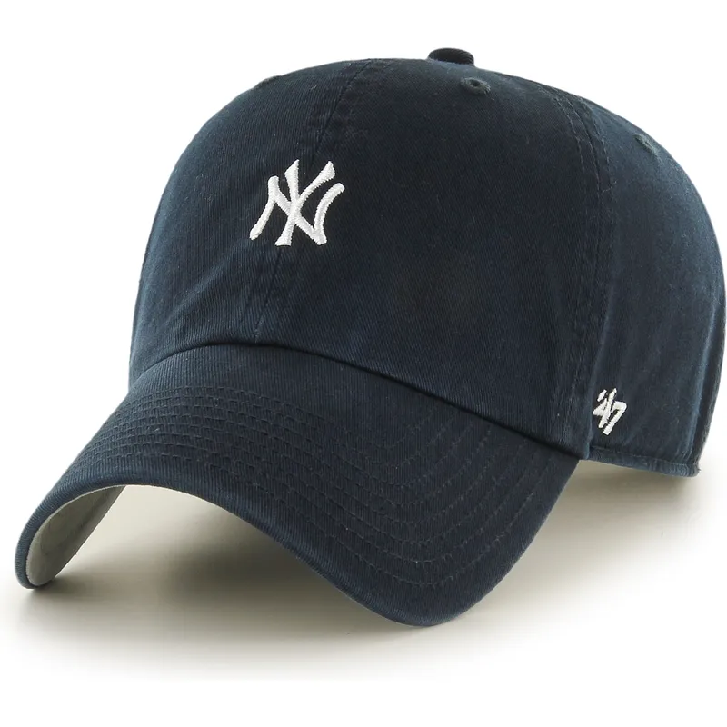 cap-zaoblena-navy-blue-adjustable-strap-clean-up-base-runner-mini-new-york-yankees-mlb-47-brand cap-zaoblena-navy-blue-adjustable-strap-clean-up-base-runner-mini-new-york-yankees-mlb-47-brand