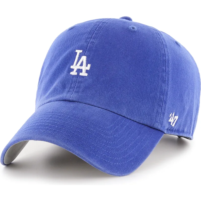 cap-zaoblena-blue-adjustable-strap-clean-up-base-runner-los-angeles-dodgers-mlb-47-brand