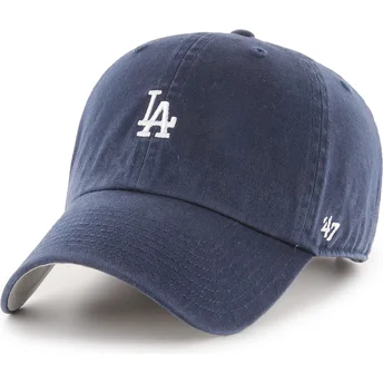 Šiltovka zaoblená tmavomodrá nastaviteľný Clean Up Base Runner Los Angeles Dodgers MLB 47 Brand