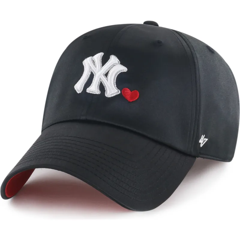 siltovky-zaoblena-cierna-nastavitelny-pasik-clean-up-with-love-new-york-yankees-mlb-47-brand