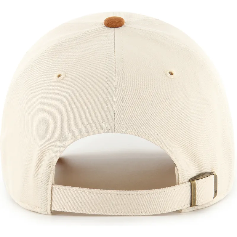 cap-zaoblena-beige-adjustable-strap-marron-clean-up-mini-script-suede-visor-los-angeles-dodgers-mlb-47-brand cap-zaoblena-beige-adjustable-strap-marron-clean-up-mini-script-suede-visor-los-angeles-dodgers-mlb-47-brand