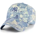 siltovky-zaoblena-modra-nastavitelny-pasik-clean-up-gardenia-new-york-yankees-mlb-47-brand