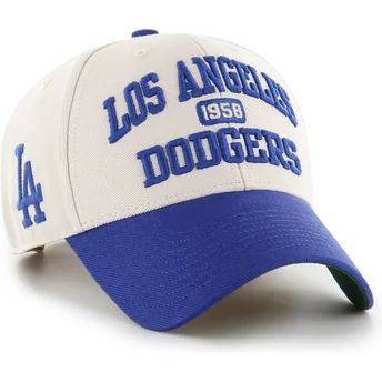 Cap zaoblená beige adjustable strap MVP Broke Line Los Angeles Dodgers MLB 47 Brand