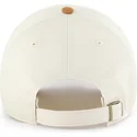 cap-zaoblena-beige-adjustable-strap-marron-clean-up-mini-script-suede-visor-boston-red-sox-mlb-47-brand