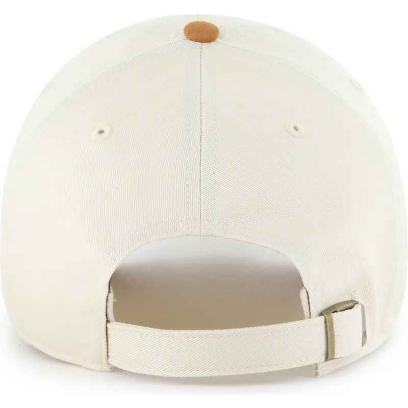 cap-zaoblena-beige-adjustable-strap-marron-clean-up-mini-script-suede-visor-boston-red-sox-mlb-47-brand