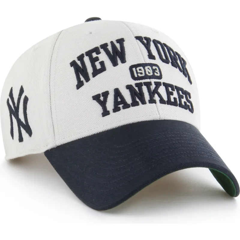 cap-zaoblena-beige-adjustable-strap-mvp-broke-line-new-york-yankees-mlb-47-brand cap-zaoblena-beige-adjustable-strap-mvp-broke-line-new-york-yankees-mlb-47-brand