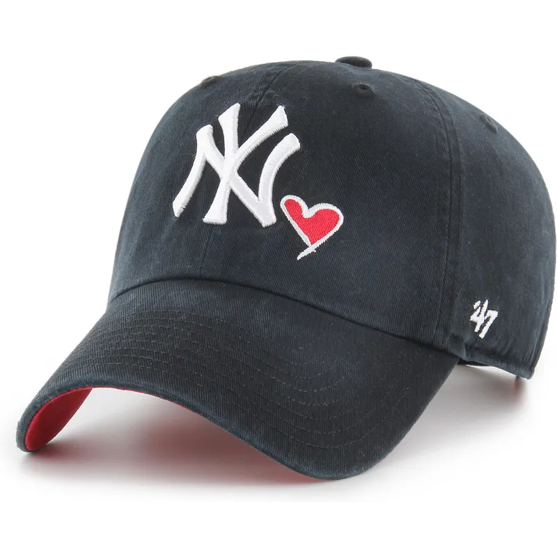cap-zaoblena-black-adjustable-strap-clean-up-heart-icon-new-york-yankees-mlb-47-brand