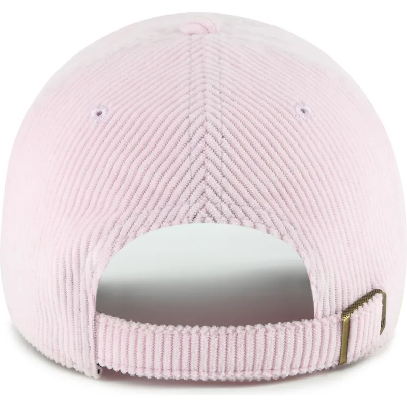 cap-zaoblena-pink-adjustable-strap-clean-up-cord-base-runner-new-york-yankees-mlb-47-brand