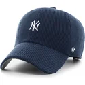 cap-zaoblena-navy-blue-adjustable-strap-clean-up-cord-base-runner-new-york-yankees-mlb-47-brand
