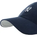47-brand-curved-brim-clean-up-cord-base-runner-new-york-yankees-mlb-navy-blue-adjustable-cap