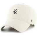 cap-zaoblena-beige-adjustable-strap-clean-up-cord-base-runner-new-york-yankees-mlb-47-brand