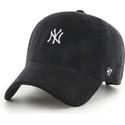 cap-zaoblena-black-adjustable-strap-clean-up-cord-base-runner-new-york-yankees-mlb-47-brand