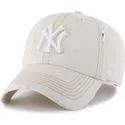 cap-zaoblena-beige-adjustable-strap-clean-up-weathered-mojave-new-york-yankees-mlb-47-brand