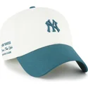 cap-zaoblena-beige-adjustable-strap-clean-up-contemporary-two-tone-new-york-yankees-mlb-47-brand