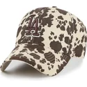 siltovka-zaoblena-hneda-nastavitelny-clean-up-bessie-los-angeles-dodgers-mlb-47-brand