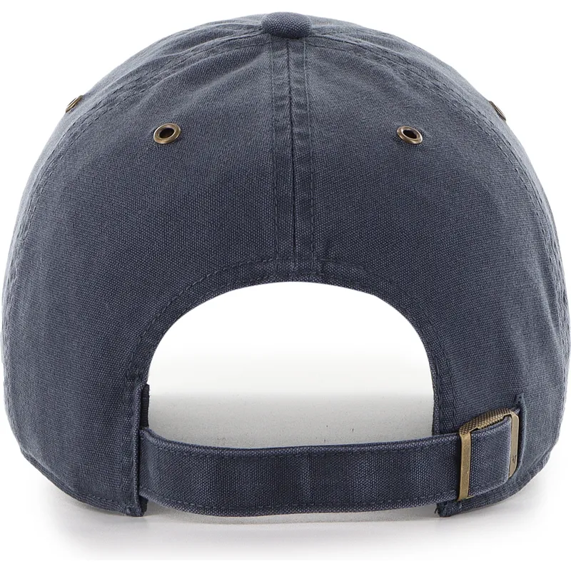 cap-zaoblena-navy-blue-adjustable-strap-clean-up-windham-suede-vintage-new-york-yankees-mlb-47-brand