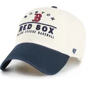 cap-zaoblena-beige-adjustable-strap-clean-up-windham-boston-red-sox-mlb-47-brand