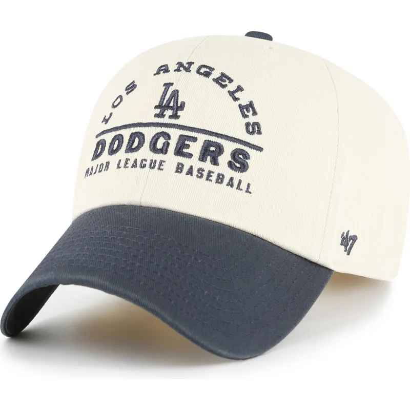 cap-zaoblena-beige-adjustable-strap-clean-up-windham-los-angeles-dodgers-mlb-47-brand