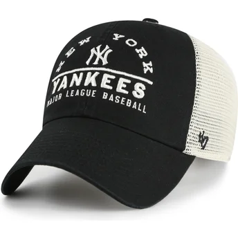 Šiltovky zaoblená čierna snapback Clean Up Windham Mesh New York Yankees MLB 47 Brand