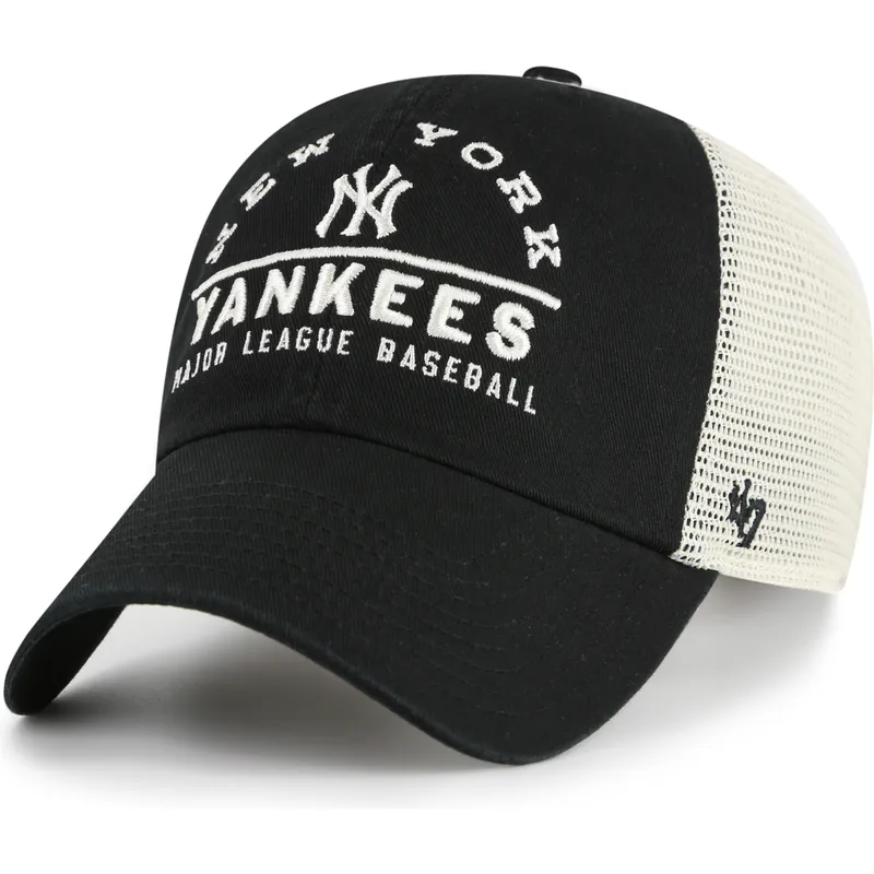 cap-zaoblena-black-snapback-clean-up-windham-mesh-new-york-yankees-mlb-47-brand