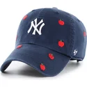 siltovka-zaoblena-tmavomodra-nastavitelny-clean-up-scatter-apple-new-york-yankees-mlb-47-brand