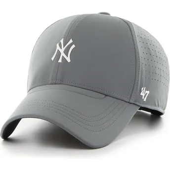 Šiltovka zaoblená sivá nastaviteľný MVP Cycle Shadow New York Yankees MLB 47 Brand