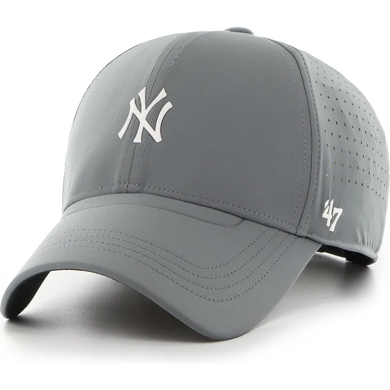 cap-zaoblena-gray-adjustable-strap-mvp-cycle-shadow-new-york-yankees-mlb-47-brand