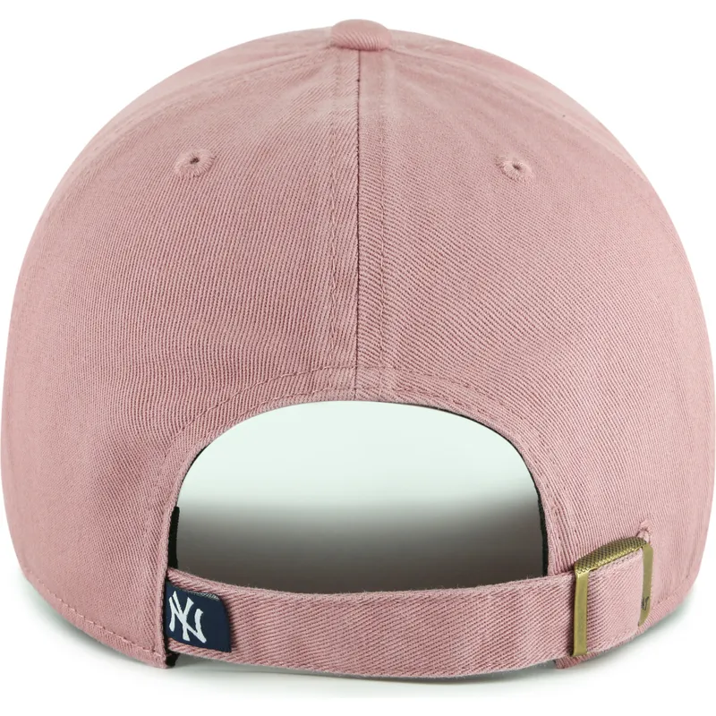 gorra-curva-rosa-ajustable-clean-up-icon-alt-strawberry-de-new-york-yankees-mlb-de-47-brand