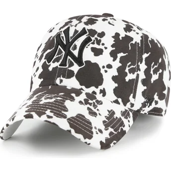 Cap zaoblená white adjustable strap Clean Up Bessie New York Yankees MLB 47 Brand