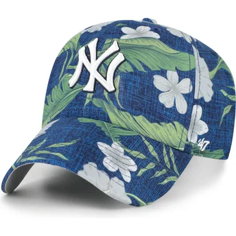 Šiltovky zaoblená tmavomodrá nastaviteľný pásik Clean Up Beach Side New York Yankees MLB 47 Brand