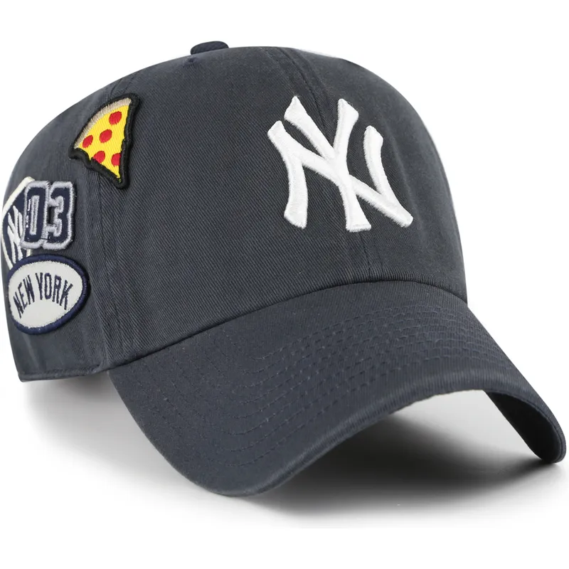 siltovka-zaoblena-tmavomodra-nastavitelny-clean-up-badges-vintage-new-york-yankees-mlb-47-brand