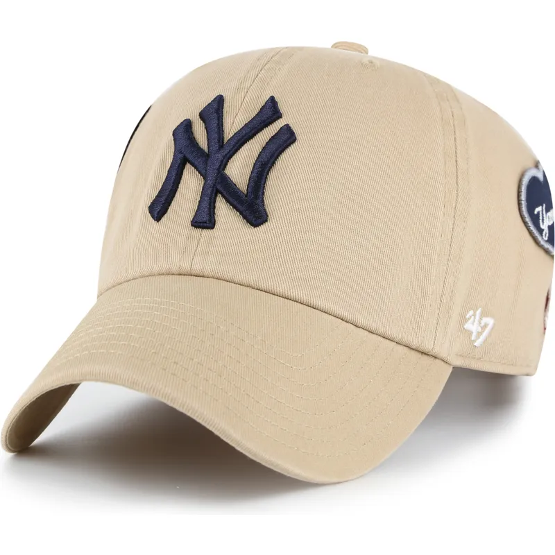 siltovka-zaoblena-khaki-nastavitelny-clean-up-badges-new-york-yankees-mlb-47-brand siltovka-zaoblena-khaki-nastavitelny-clean-up-badges-new-york-yankees-mlb-47-brand