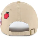 siltovka-zaoblena-khaki-nastavitelny-clean-up-badges-new-york-yankees-mlb-47-brand